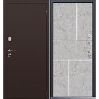 Входная дверь Command Doors Патриот медный антик 38 Бетон молочный