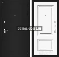 Входная дверь Лабиринт CLASSIC шагрень черная 26 - Эмаль RAL 9003