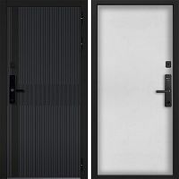 Входная дверь Command doors cyber matrix grey 00 Белый матовый