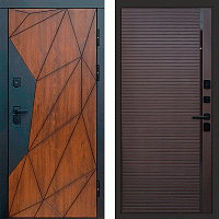 Termo door Входная дверь Геометрия porte шоколад