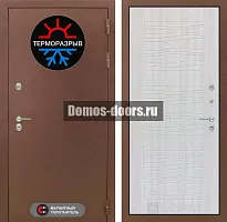 Входная дверь Лабиринт Термо Магнит 06 - Сандал белый