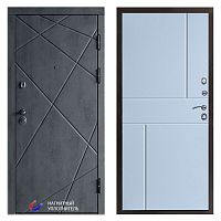 Termo door Входная дверь Лучи Горизонт белый