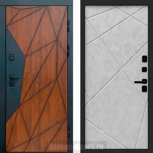 Termo door Входная дверь Геометрия Лучи бетон светлый Termo door Входная дверь Геометрия Лучи бетон светлый