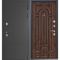 Входная дверь Command Doors Сибирь термо графит букле 17.02 Темный Дуб