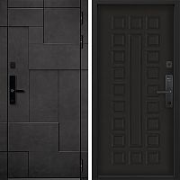 Входная дверь Command doors Cyber tetris grey 01 Венге