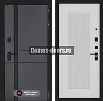 Входная дверь Лабиринт EVOLAB 30 - Белый рельеф софт