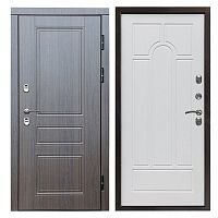 Termo door Входная металлическая дверь с терморазрывом Сибирь термо премиум Орегон венге Арка белое дерево