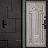 Входная дверь Command doors Cyber tetris grey 17.02 Сандал Белый
