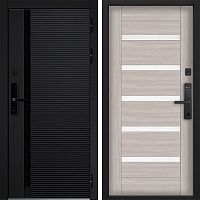 Входная дверь Command doors Cyber Horizon 18SP Белая Лиственница