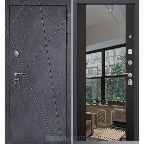 Входная дверь Command Doors Geometria New 3Z Венге