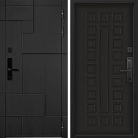 Входная дверь Command doors Cyber tetris black 01 Венге