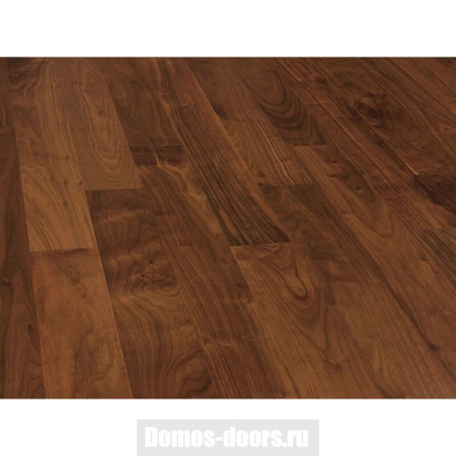 Wood Bee 413 Орех Американский глянец 30% инженерная доска однополосная