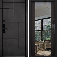 Входная дверь Command doors Cyber tetris grey 3Z Венге