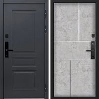 Входная дверь Command doors Cyber lord 38 Бетон молочный