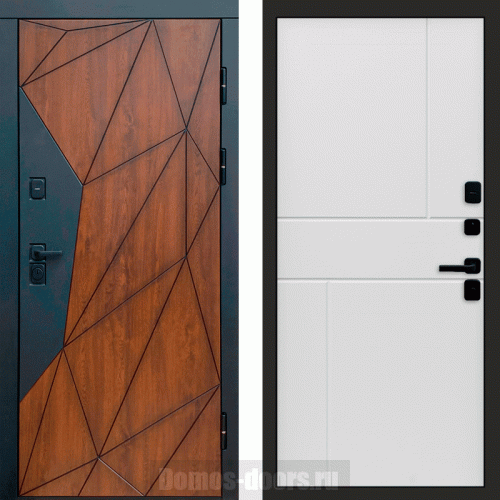 Termo door Входная дверь Геометрия Горизонт белый Termo door Входная дверь Геометрия Горизонт белый