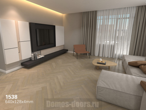 Floorwood Authentic 1538 Золотой закат Виниловая плитка 640x128x4 фото 3